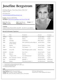 An acting resume is completely different from a business one. Pin On Resume Templates