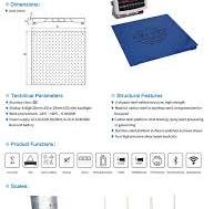 1.2*1.2m 1.5*1.5m 5 Ton Industrial Digital Platform Floor ...