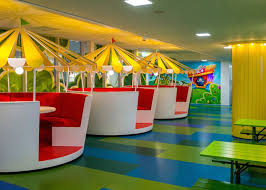 Employees At Candy Crush S Swedish Company Work Inside A Polychromatic Video Game Candy Crush King Startup Office Cool Office