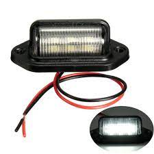 Us 3 56 57 12v 6 Led Number Plate License Light Trailer Truck Lorry White Material Car Lights From Automobiles Motorcycles On Banggood Com