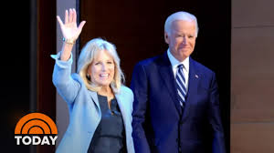 The former vice president spoke to a crowd in los angeles as he. Jill Biden On Joe Biden S 2020 Run President Donald Trump S Attacks And Her New Memoir Today Youtube