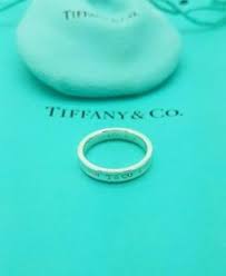 Details About Tiffany Co Sterling Silver 1837 Narrow Band Ring Size P Uk Or 7 75 Us