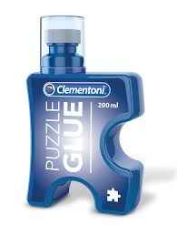 On the top of puzzle (yes on side where is the image) we pour the required amount of adhesive (one glue is for about 2,000 pieces puzzle). Puzzle Glue Clementoni