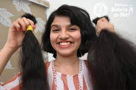 At the time, she was 16 years old, and her hair measured 170.5 cm (5 ft 7 in). Teen With World S Longest Hair Cuts It Off After 12 Years Of Growing It Guinness World Records