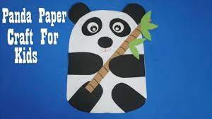 Problem solving, bilingual activity > science & social studies > geography > learning about the giant panda, an endangered animal [current status: Diy Panda Paper Easy Simple Youtube