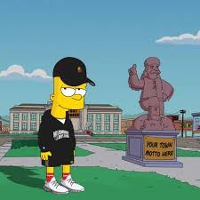 Br.pinterest.com dope simpsons wallpapers top free dope simpsons backgrounds wallpaperaccess. Bart Simpson Supreme Galaxy Wallpaper Novocom Top
