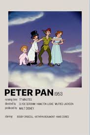 Polaroid Poster Peter Pan In 2020 Film Posters Minimalist Movie Poster Wall Movie Card