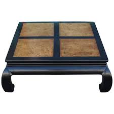 Solid, oriental wood and great finishing results in its marvelous condition, despite the passing time. Two Tone Burl Wood Ming Style Square Coffee Table By Henredon Burled Wood Coffee Table Square Coffee Table