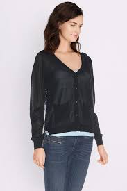 Woolen bloom gilet femme hiver tricoté cardigan col v boutonné basic tricot veste chic léger décontracté pull manche longue casual outwear automne classique couleur unie,noir,s. Molly Bracken Gilet E705p17 Noir Femme Des Marques Et Vous