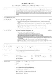 Read through this extensive fresher resume format guide and use these. Electrician Resume Examples Writing Tips 2021 Free Guide