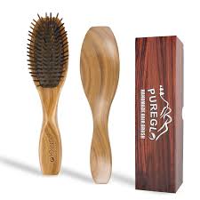 The larger the round brush, the looser your hair will be, so if you want lots of volume, use a small round brush; Amazon Com Natural Wooden Hair Brush Gift Box Best Detangling Hairbrush For Curly Wavy Straight Dry Wet Oily Thick Or Fine Hair Reduce Frizz And Breakage For Women Men And Kids
