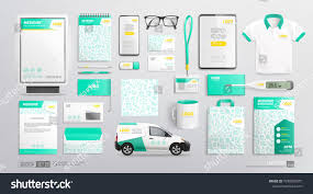Medical Center And Pharmacy Brand Identiy Mockup Template Medical Corporate Identity White And Blue Color Des In 2020 Infographic Templates Branding Mockups Templates