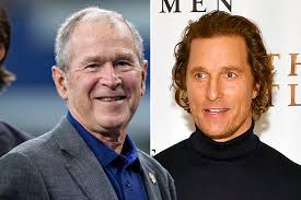 You can find the heymcconaughey. George W Bush Gives Matthew Mcconaughey Political Advice