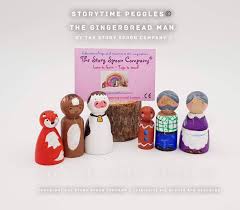 Peg Dolls The Gingerbread Man Story Props Early Years Etsy Peg Dolls Wood Peg Dolls Gingerbread Man