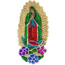 Una investigación reciente analiza la imagen el 12 de diciembre en méxico no es un día cualquiera. Virgen De Guadalupe Sequin Patch Xl Superskull