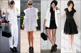 Shop for and buy all white outfits online at macy's. How To Dress A Flattering Black And White Fashion Statement