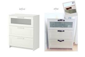 Poignees En Cuir Sur Meuble Ikea Brimnes Brimnes Ikea Furniture Hacks Bedroom Organization Storage