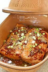 Spicy Sesame Salmon Roti N Rice Clay Pot Cooking Recipes Claypot Cooking Cooking Seafood