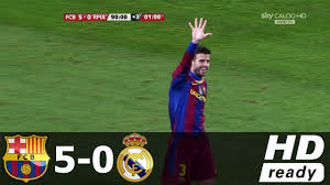 Barcelona Vs Real Madrid 5 0 All Goals Extended Highlights 29 11 2 Barcelona Vs Real Madrid Youtube Real Madrid