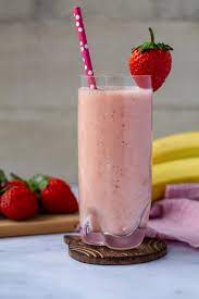 Strawberry Banana Smoothie How To Be Awesome On 20 A Day Recipe In 2021 Strawberry Banana Smoothie Banana Smoothie Strawberry Banana