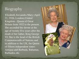 She celebrated 65 years on the throne in february 2017 with her sapphire jubilee. Elizabeth Ii Online Presentation