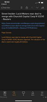 According to reports, lucid motors is in talks to merge with a michael klein's spac company, churchill capital corp iv, to public in 2021. Ivuzwh9h20xxkm