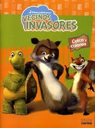 Ver más ideas sobre animacion, carteles de disney, dibujos animados. Vecinos Invasores Calca Y Colorea Por Dreamworks 9789580493167 Casassa Y Lorenzo