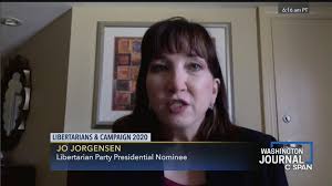 Jo jorgensen has no viable chance of winning. Libertarian Nominee Jo Jorgensen On Campaign 2020 C Span Org