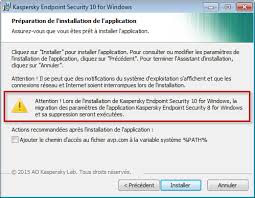 Comment Migrer Vers Kaspersky Endpoint Security 10 For Windows Depuis Les Versions Precedentes