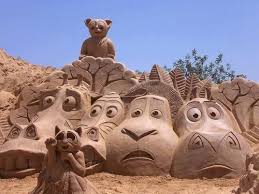 Cool Sandart Sand Art Beach Sand Art Sand Sculptures