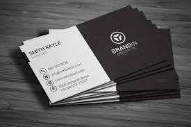 Printed on ultra thick premium black card stock: Simple Black White Business Card Free Business Card Templates White Business Card Business Cards Creative Templates