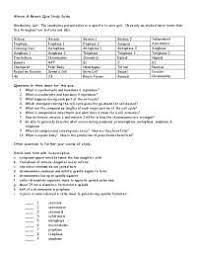 Meiosis is a type of cell division in which the number of chromosomes is reduced by half. Stages Of Mitosis And Meiosis Study Guide Worksheet Key Docsity
