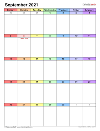 They are ideal for use as a spreadsheet calendar planner. September 2021 Calendar Templates For Word Excel And Pdf