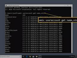 How To Find A User's Security Identifier (Sid) In Windows