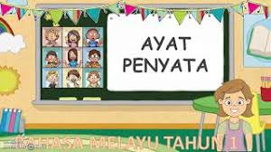 Ayat ayat ialah sekumpulan perkataan yang mempunyai susunan tertentu dan makna yang ayat ini dilambangkan dengan tanda ( ? Ayat Penyata Tahun 1 Bahasamelayu Tahun1 Mukasurat146 Ms146 Ayatpenyatatahun1 Youtube
