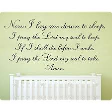 Are you looking for the perfect app to help with your meditation for sleep? 46 Now I Lay Me Down To Sleep I Pray The Lord My Soul To Keep Christian Child Prayer Bedtime Wall Decal Sticker Art Home Decor Amazon Com
