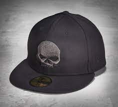 59fifty Skull Baseball Cap Harley Davidson Merchandise Fitted Baseball Caps Harley Davidson Men