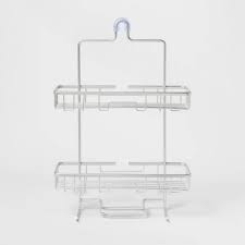 Wide Rustproof Shower Caddy With Lock Top Aluminum Made By Design Target