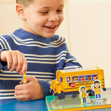 Amazon.com: STORYTIME TOYS Play Puzzles (Space Ship, Fire Truck, School  Bus) : Toys & Games