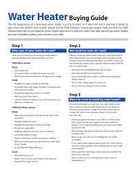 The following are the two primary reasons why the water heaters fail. Water Heater Buying Guide