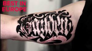 Script font packs can be downloaded for free, or for a fee, from various sites on the internet. Top 10 Calligraphy Lettering Tattoo Artists In Europe Youtube