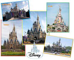 Different Disney Castles Disney World Parks Disney World Florida Disney Shanghai