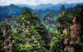 Aerial View Photo Of Brown Mountains With Trees Under Cloudy Sky Nature Landscape Mountains Forest Clouds Trees Landscape Mountain Wallpaper Aerial View