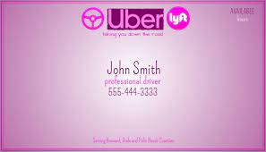 Add your design to the shopping cart and select the desired paper quality. Uber Lyft Business Card Template Postermywall