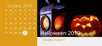 October 2019 Calendar Wallpaper Halloween Calendar Holiday Calendar 2019 Calendar
