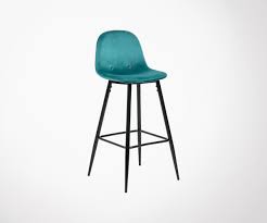 Le mariage harmonieux du noir et du bois de couleur claire pour un look à la fois moderne et intemporel. Tabouret Bar 75cm Hauteur Assise Velours Et Bois Noir Plusieurs Choix