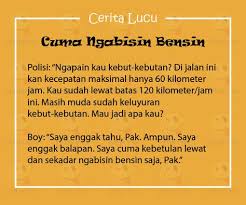 Pesan dan kesan yang lucu. Cuma Ngabisin Bensin In 2020 Playbill