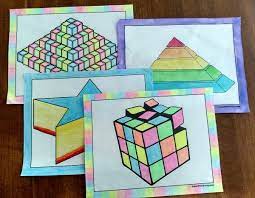 5 out of 5 stars. 3d Coloring Pages Geometrics And Three D Shapes