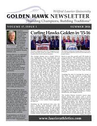 2016 Golden Hawk Newsletter