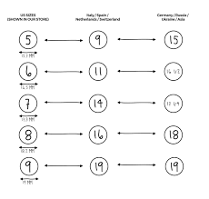 Sizing Chart Isla Ida Bracelets